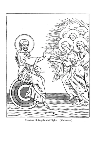 Christian Illustration Old Image — Stock Photo, Image