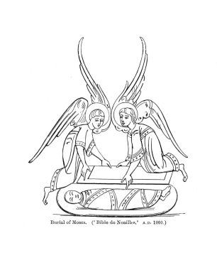 Hıristiyan illüstrasyon. Eski görüntü