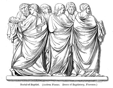 Hıristiyan illüstrasyon. Eski görüntü