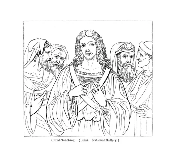Christelijke Illustratie Oud Beeld — Stockfoto