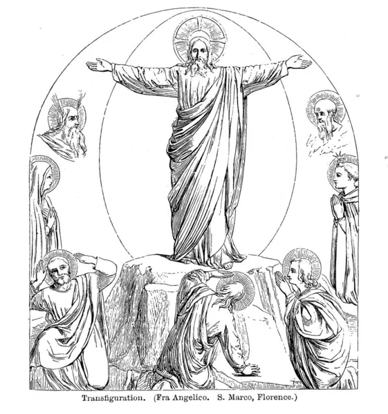 Illustrazione Cristiana Vecchia Immagine — Foto Stock