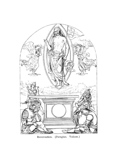 Illustrazione Cristiana Vecchia Immagine — Foto Stock