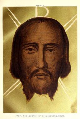 Hıristiyan illüstrasyon. Eski görüntü