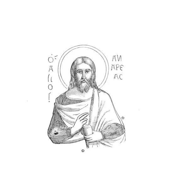 Illustrazione Cristiana Vecchia Immagine — Foto Stock