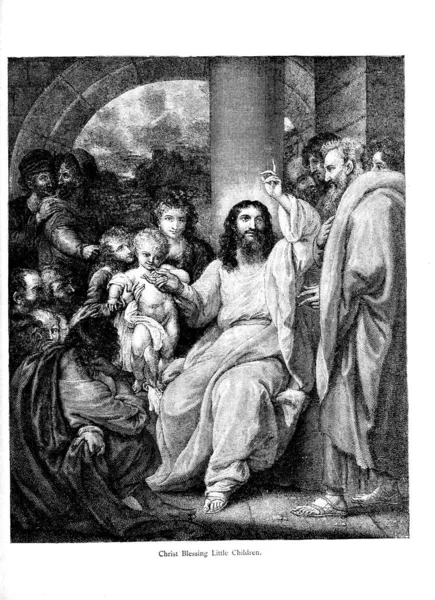 Christian Illustration Old Image — Stock Photo, Image