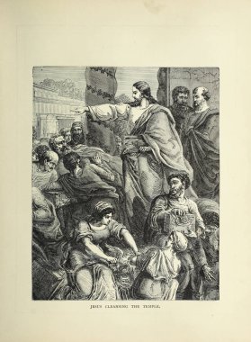 Hıristiyan illüstrasyon. Eski görüntü