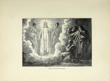 Hıristiyan illüstrasyon. Eski görüntü