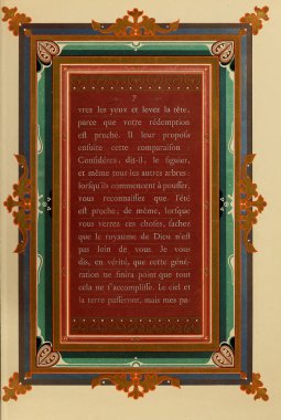 Hıristiyan illüstrasyon. Eski görüntü