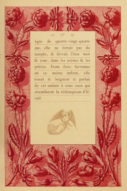 Hıristiyan illüstrasyon. Eski görüntü