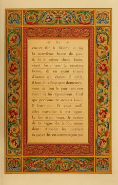 Hıristiyan illüstrasyon. Eski görüntü