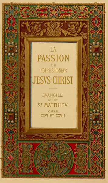 Христианская иллюстрация. Старое изображение
