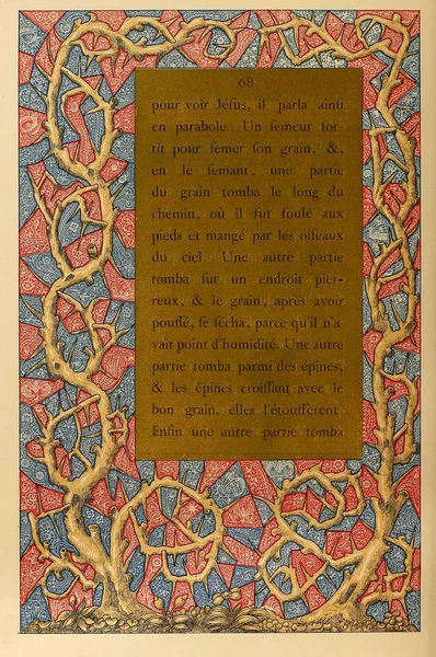 Hıristiyan illüstrasyon. Eski görüntü