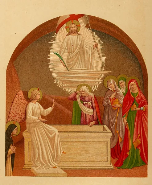 Illustrazione Cristiana Vecchia Immagine — Foto Stock