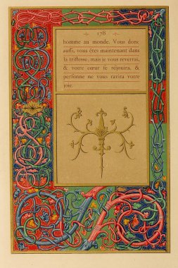 Hıristiyan illüstrasyon. Eski görüntü