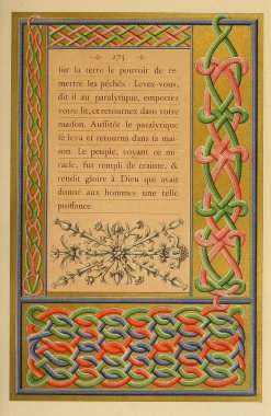 Hıristiyan illüstrasyon. Eski görüntü