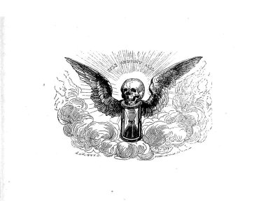 Hıristiyan illüstrasyon. Eski görüntü