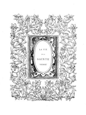 Hıristiyan illüstrasyon. Eski görüntü