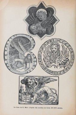 Eski bir kitabın sayfası.