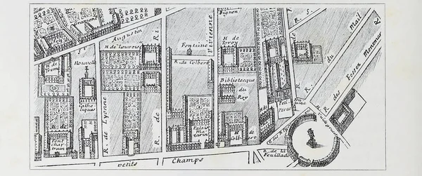 Plan París Imagen Retro — Foto de Stock