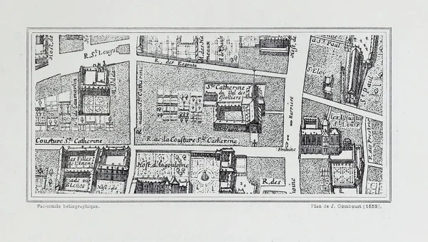 Plan Von Paris Retro Image — Stockfoto