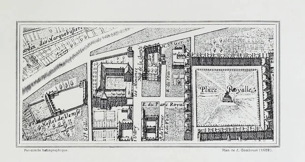 Plan Von Paris Retro Image — Stockfoto