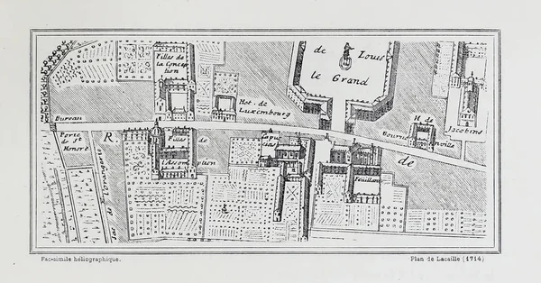 Plan Von Paris Retro Image — Stockfoto