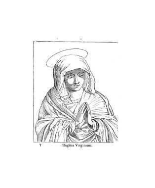 Meryem. Eski illüstrasyon
