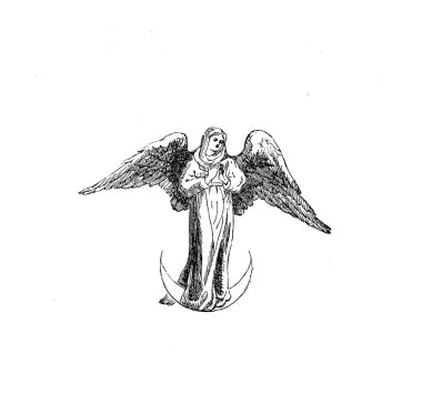 Meryem. Eski illüstrasyon