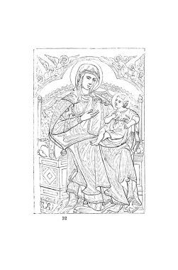 Meryem. Eski illüstrasyon