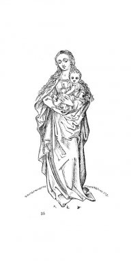 Meryem. Eski illüstrasyon