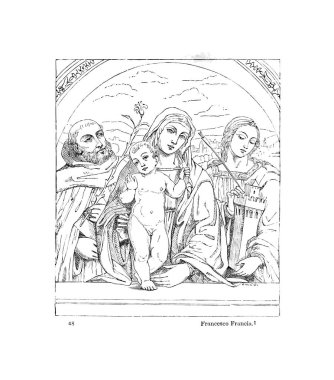 Meryem. Eski illüstrasyon