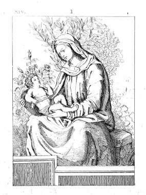 Meryem. Eski illüstrasyon