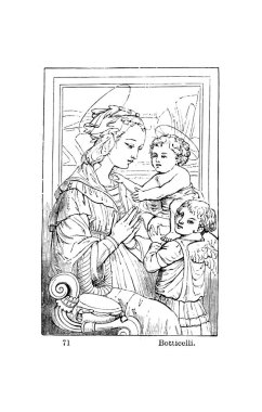 Meryem. Eski illüstrasyon