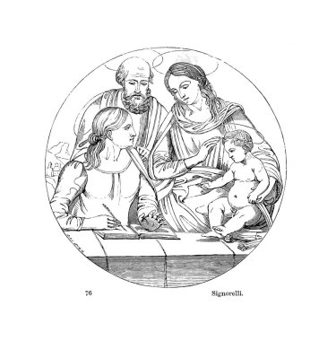 Meryem. Eski illüstrasyon