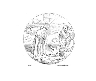 Meryem. Eski illüstrasyon