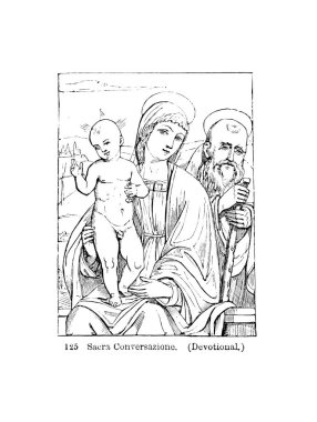 Meryem. Eski illüstrasyon