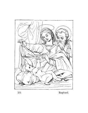 Meryem. Eski illüstrasyon