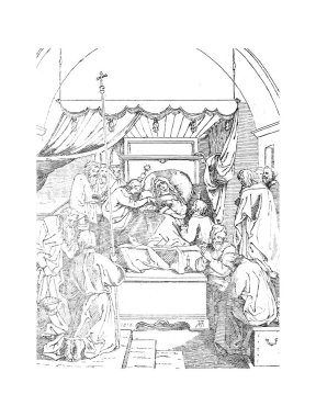 Meryem. Eski illüstrasyon