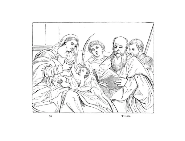 Meryem. Eski illüstrasyon