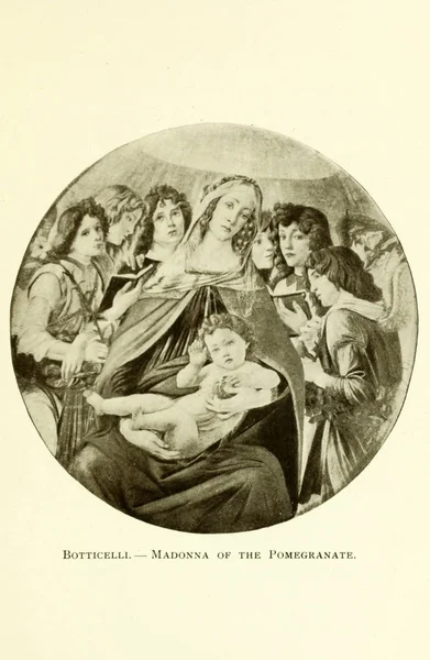 Virgen María Antigua Ilustración — Foto de Stock