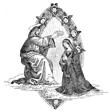 Meryem. Eski illüstrasyon