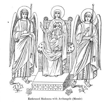 Meryem. Eski illüstrasyon