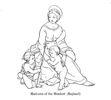 Meryem. Eski illüstrasyon