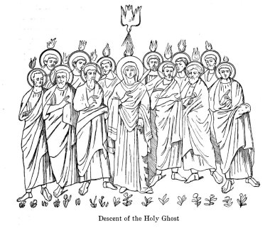 Meryem. Eski illüstrasyon