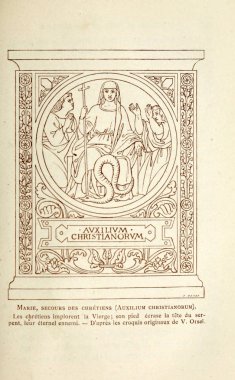 Meryem. Eski illüstrasyon