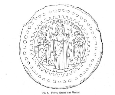 Meryem. Eski illüstrasyon