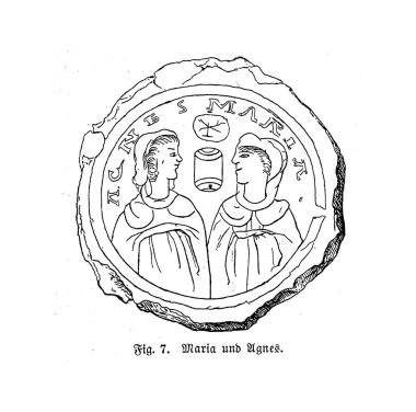 Meryem. Eski illüstrasyon