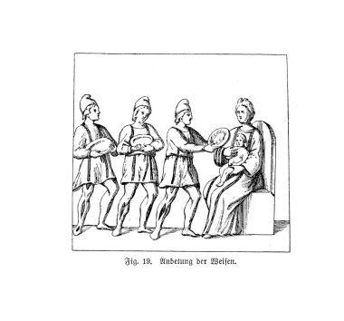 Meryem. Eski illüstrasyon