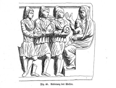 Meryem. Eski illüstrasyon