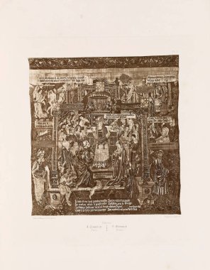 Hıristiyan illüstrasyon. Eski görüntü